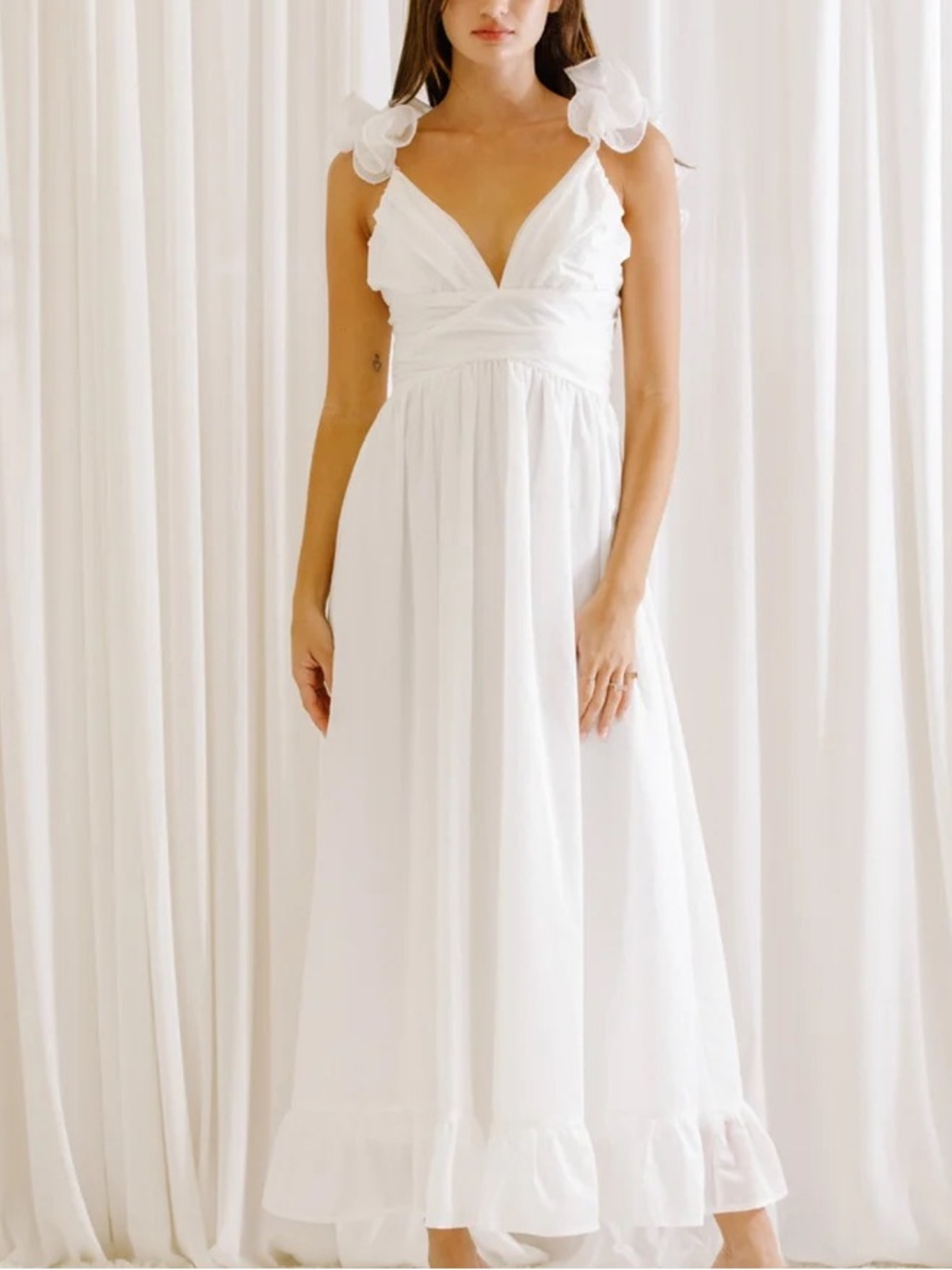 White Boutique Formal Maxi Dress